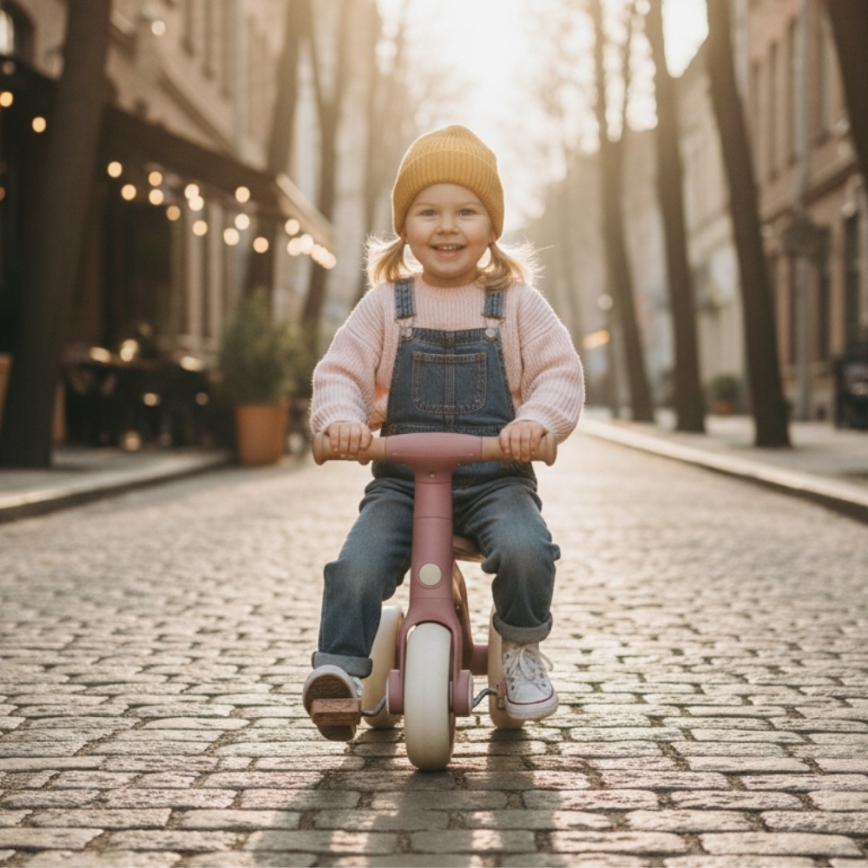 PETITE&MARS - Laste 3-ühes kolmeratas BINGO Tolmroosa