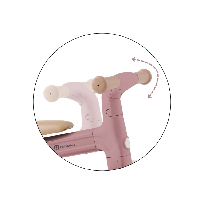 PETITE&MARS - Laste 3-ühes kolmeratas BINGO Tolmroosa