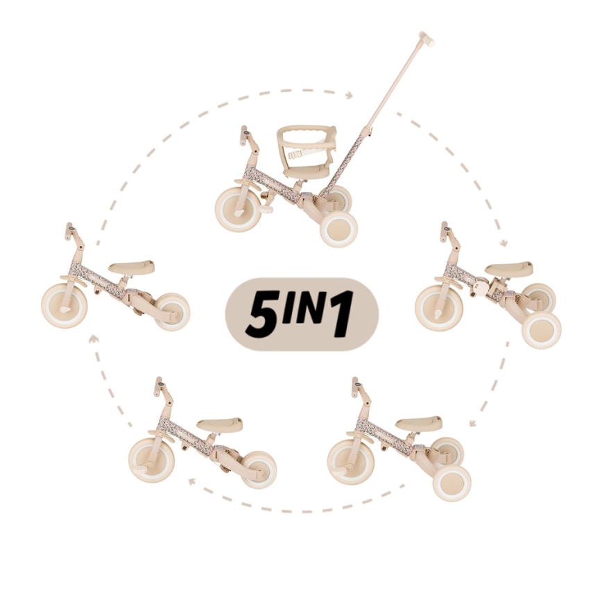 PETITE&MARS - Laste kolmeratas 5-ühes TURBO LIMITED Roosa aas