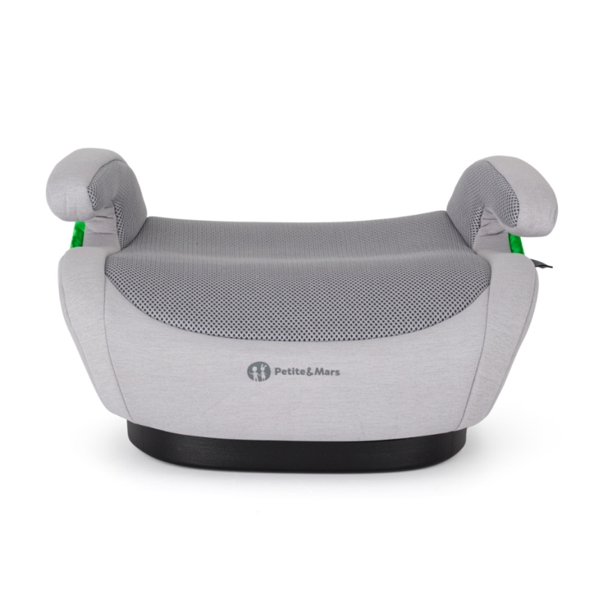 PETITE&MARS - OPTIMUS PRO i-Size Air autoistme kõrgenduspadi 125-150 cm (22-36 kg) hall