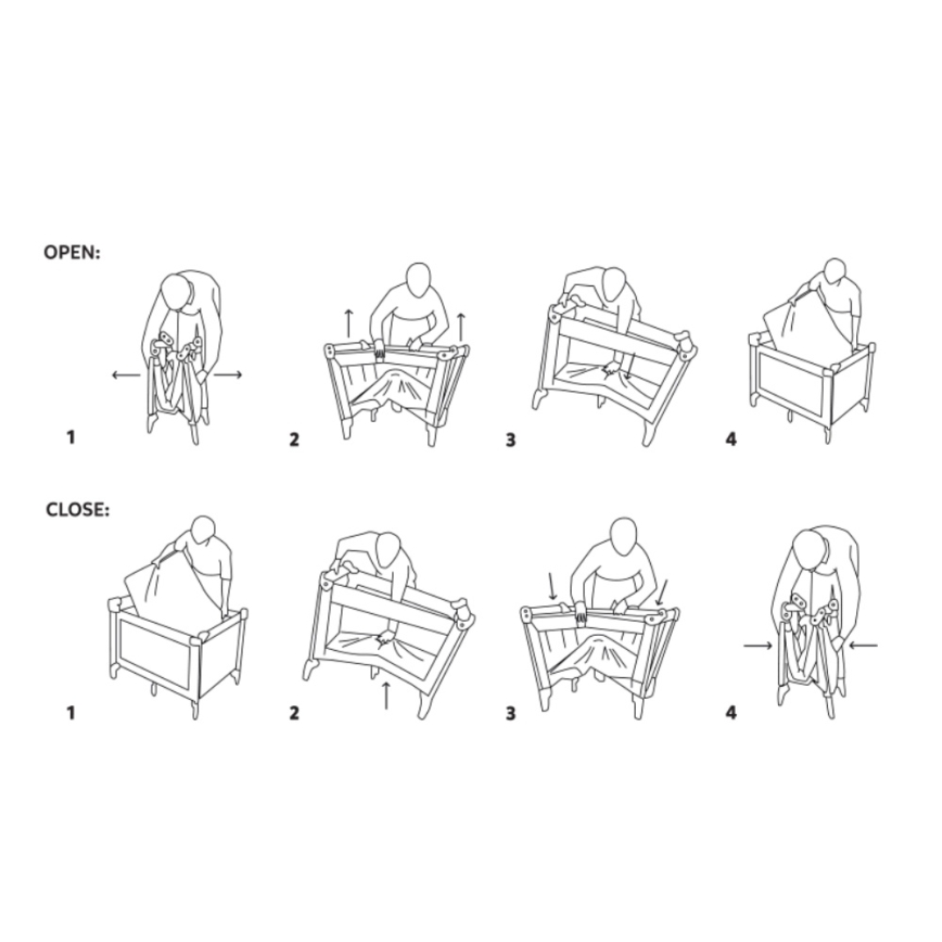 PETITE&MARS - reisimänguait lastele NOOK Urban Charchoal Grey