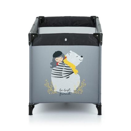 PETITE&MARS - Reisivoodi NYJA TEDDY FRIEND COAL hall/must