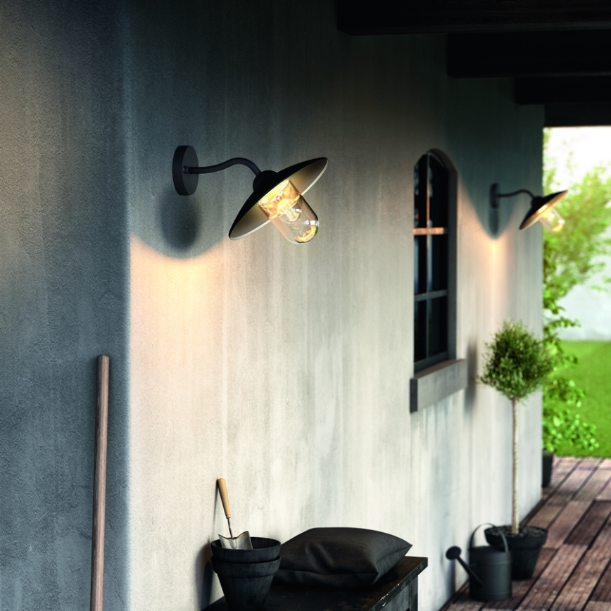 Philips 01643/30/PN - Seinavalgusti õue HAMMOCK 1xE27/60W/230V