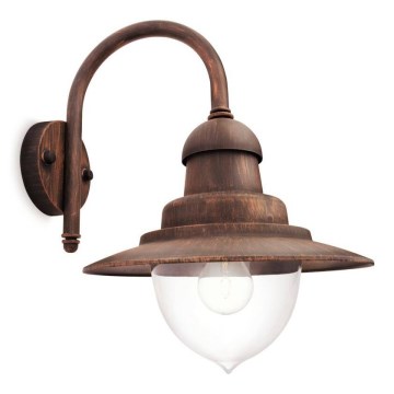 Philips 01652/06/PN - Välisseinavalgusti MYGARDEN RAINDROP 1xE27/53W/230V IP44