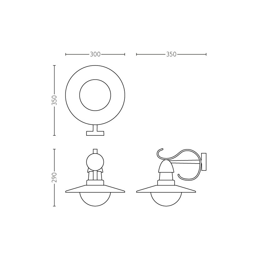 Philips 01816/30/PN - õuevalgustus MYGARDEN TOPIARY 1xE27/60W/230V