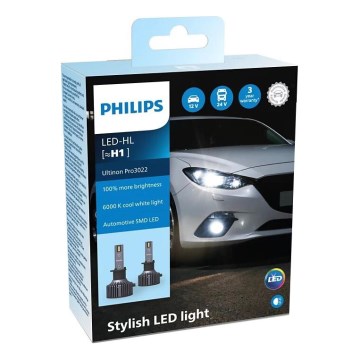 Philips 11258U3022X2 - KOMPLEKT 2xLED Auto pirn Ultinon Pro3022 H1 P14,5s/20W/12/24V 6000K