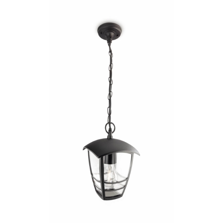 Philips 15386/30/16 - Väli ripplühter MYGARDEN CREEK 1xE27/60W/230V must IP44