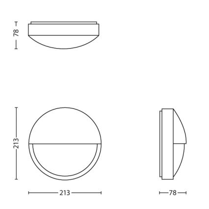 Philips - LED Väli seinavalgusti LED/6W IP44