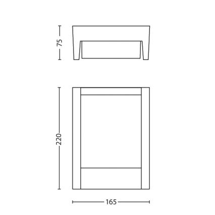 Philips - LED Väli seinavalgusti LED/6W/230V 2700K IP44