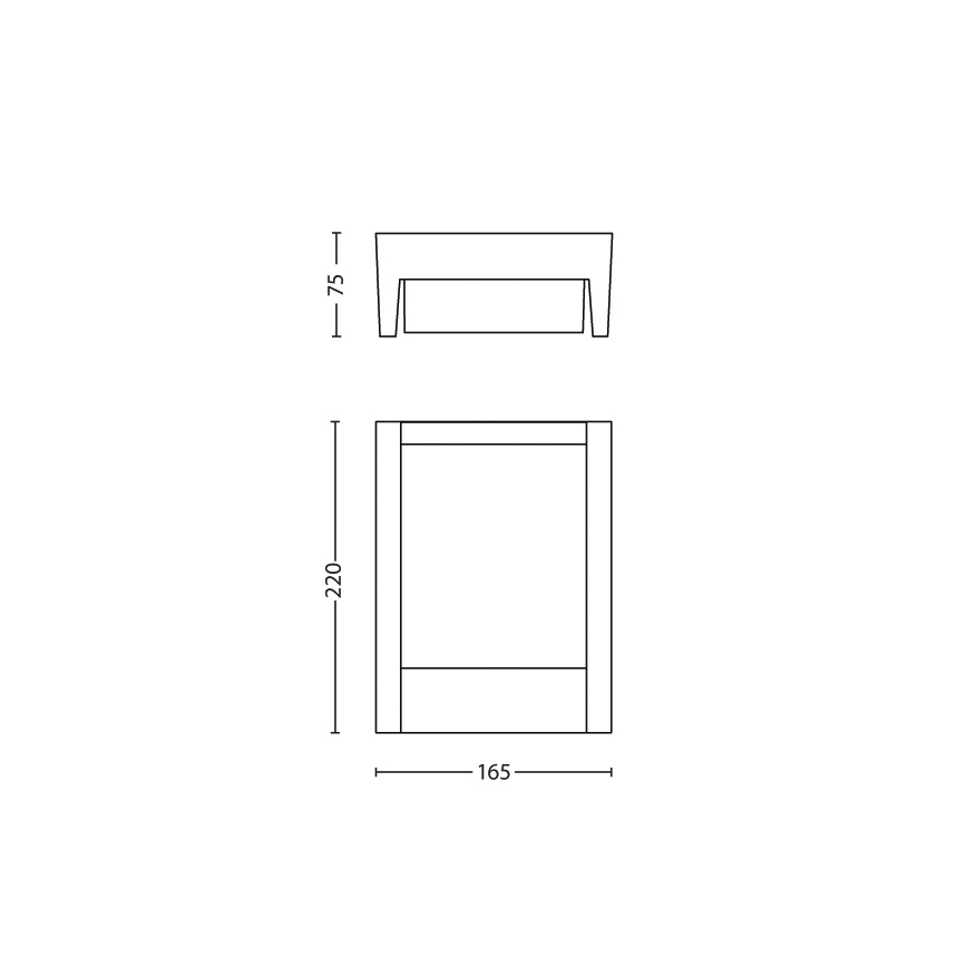 Philips - LED Väli seinavalgusti LED/6W/230V 2700K IP44