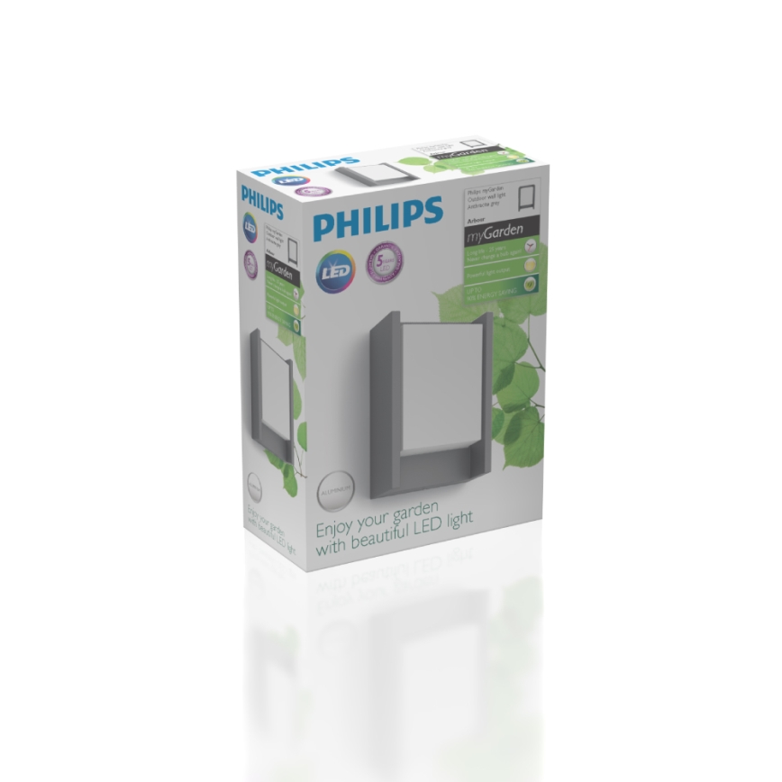 Philips - LED Väli seinavalgusti LED/6W/230V 2700K IP44