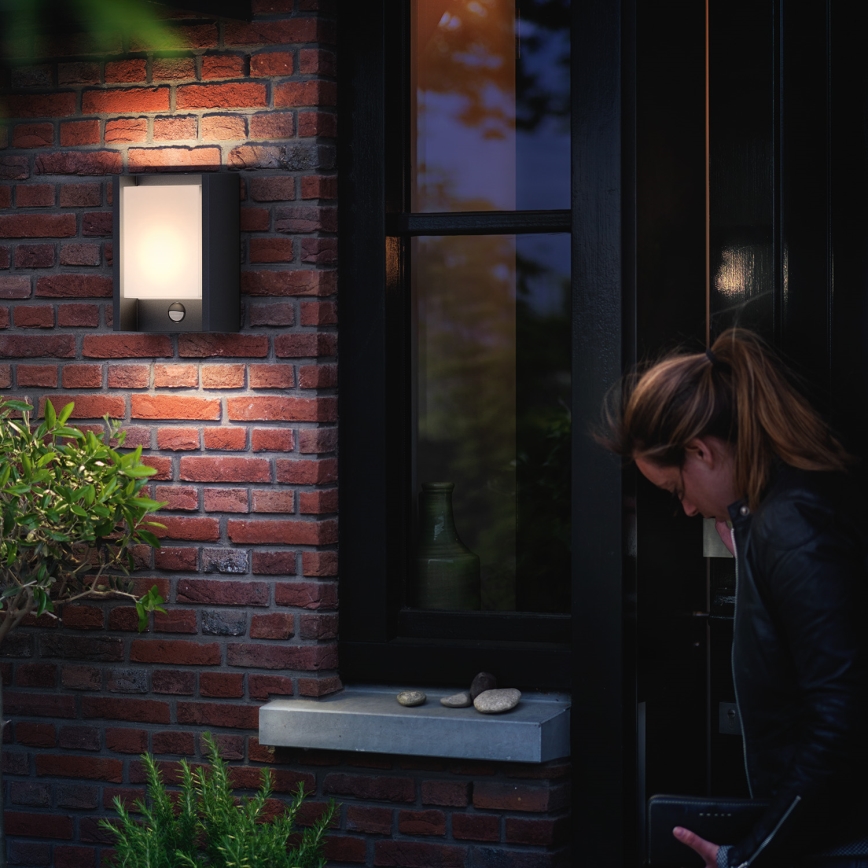 Philips - LED Väli seinavalgusti koos anduriga LED/6W 2700K IP44