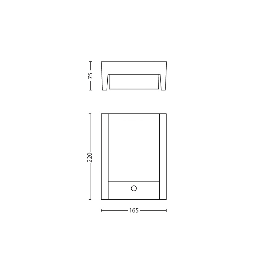 Philips - LED Väli seinavalgusti koos anduriga LED/6W 2700K IP44