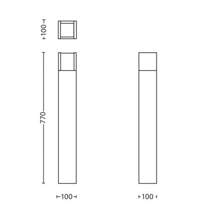 Philips - LED Välivalgusti LED/6W/230V 4000K IP44