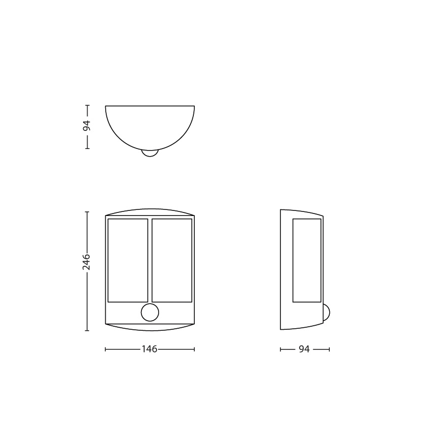Philips - LED Välivalgusti anduriga LED/6W IP44