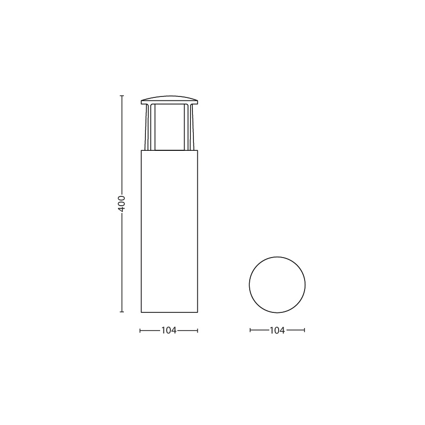 Philips - LED Välivalgusti 1xLED/6W/230V IP44