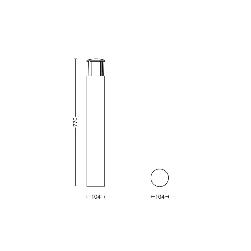 Philips - LED Välivalgusti 1xLED/6W/230V IP44