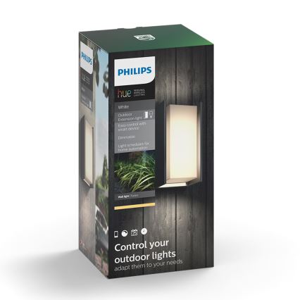 Philips - LED Hämardatav väli seinavalgusti Hue TURACO 1xE27/9,5W/230V IP44