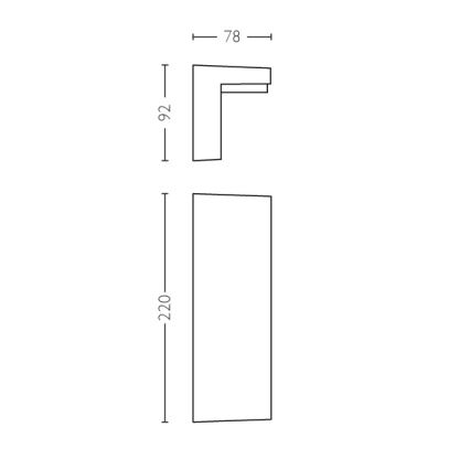 Philips - LED Väli seinavalgusti 2xLED/4,5W/230V 2700K IP44