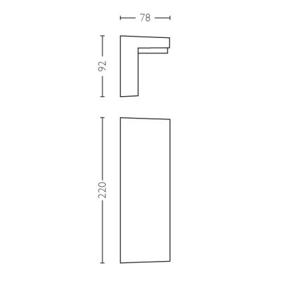 Philips - LED Väli seinavalgusti 2xLED/4,5W/230V IP44