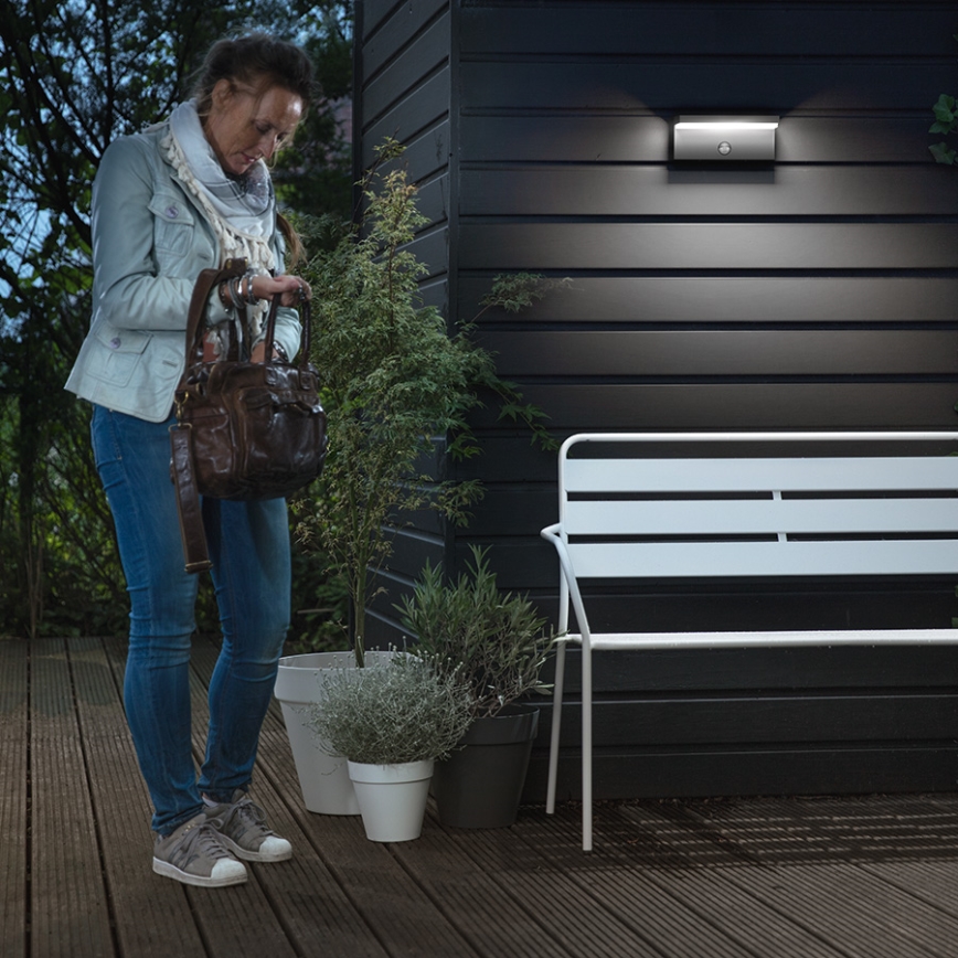 Philips - LED Väli seinavalgusti koos anduriga 2xLED/4,5W/230V 4000K IP44