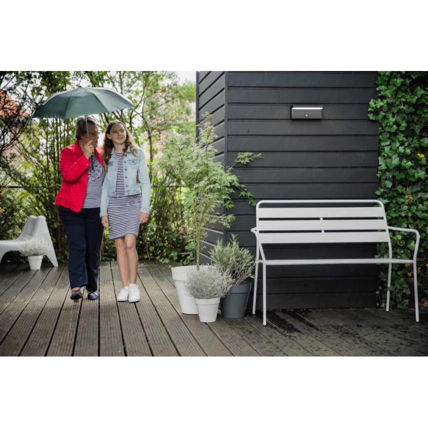 Philips - LED Väli seinavalgusti koos anduriga 2xLED/4,5W/230V 4000K IP44