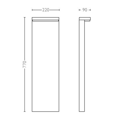 Philips - LED Välivalgusti 2xLED/4,5W/230V 2700K IP44