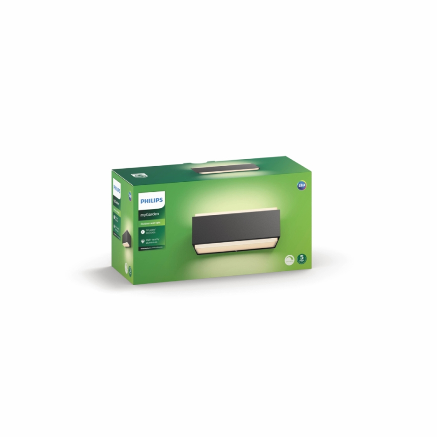 Philips - Hämardatav välivalgusti 2xLED/4,5W IP44