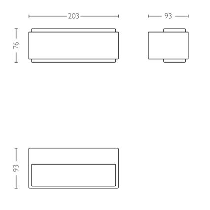 Philips - LED Hämardatav välivalgusti 2xLED/4,5W IP44