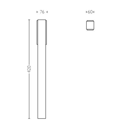 Philips - Väli sammasvalgusti 2xLED/4,5W IP44