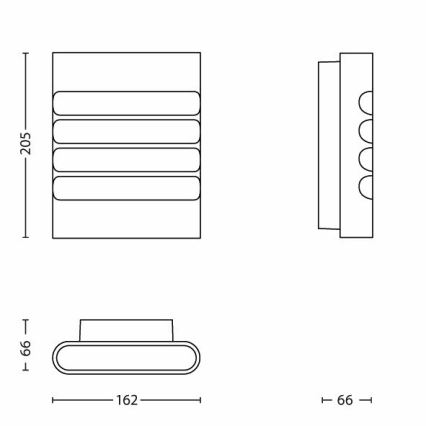 Philips - LED Välivalgusti 1xLED/3W/230V IP44