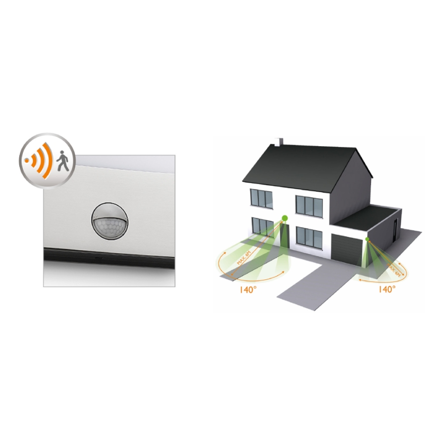 Philips - LED välisvalgusti liikumisanduriga LED/3W IP44