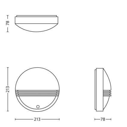 Philips - Anduriga välivalgusti 1xLED/6W/230V IP44