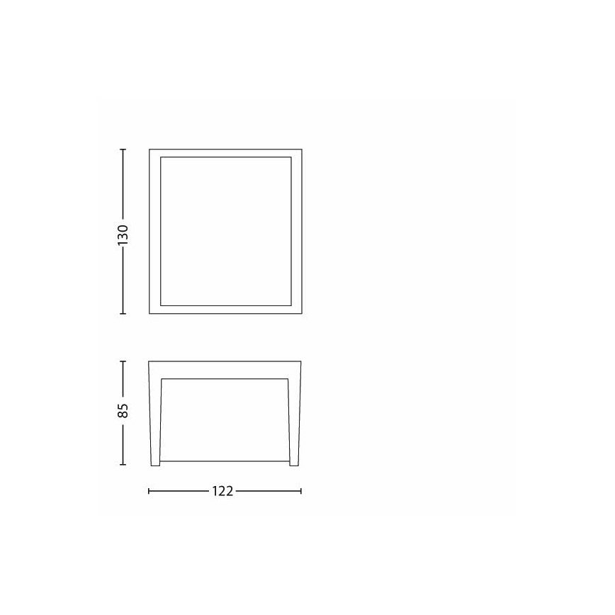 Philips  - LED Väli seinavalgusti LED/3W/230V IP44 2700K