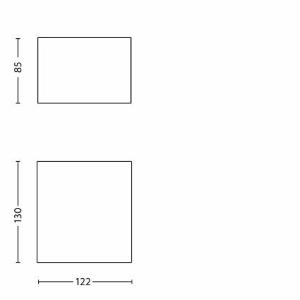 Philips- LED Väli seinavalgusti LED/3W/230V IP44