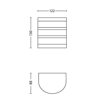 Philips - LED välisvalgusti LED/3W/230V IP44