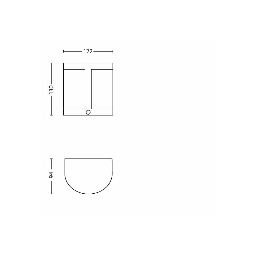 Philips - LED Väli seinavalgusti anduriga 1xLED/3.5W