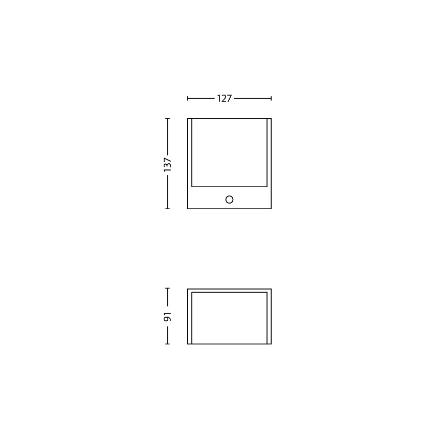 Philips - LED Välivalgusti anduriga 1xLED/3.5W IP44