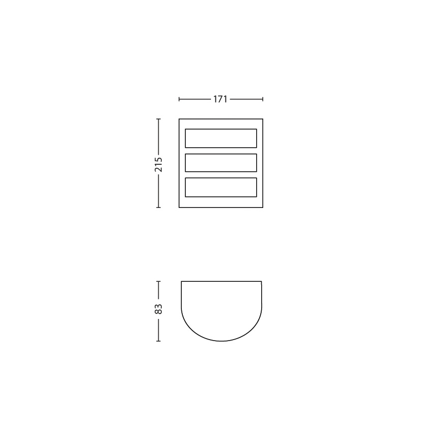 Philips - välisseinavalgusti LED/6W/230V IP44