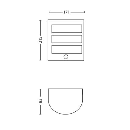 Philips - Anduriga välivalgusti 1xLED/6W/230V IP44