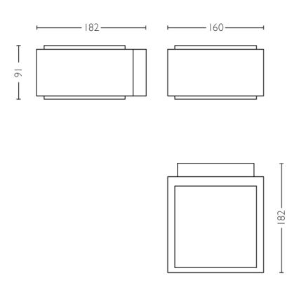 Philips - Väli seinavalgusti E27/42W/230V IP44