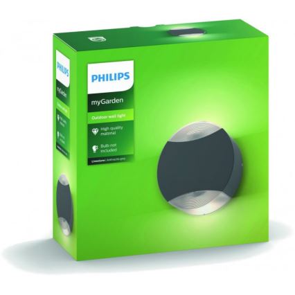 Philips - Seinavalgusti õue 2xGU10/5W