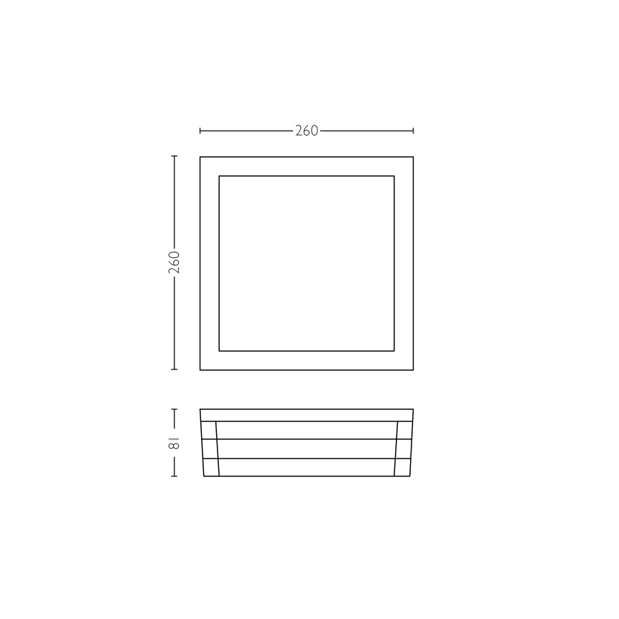 Philips 17350/93/PN – Välivalgusti MOONSHINE 2×E27/14W IP44