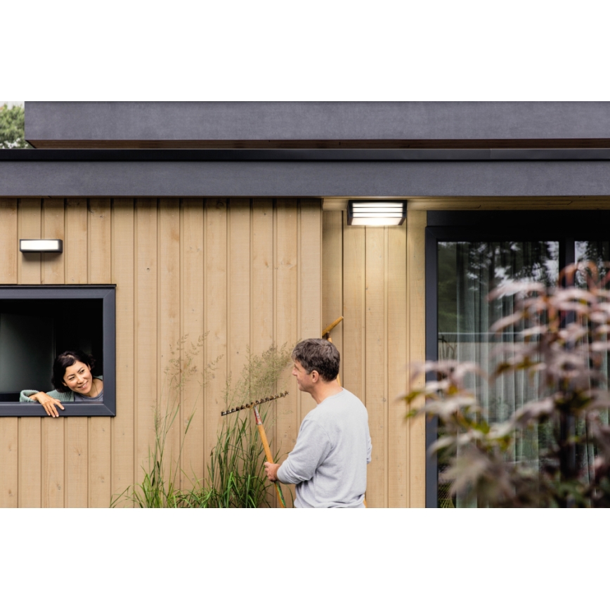 Philips 17350/93/PN – Välivalgusti MOONSHINE 2×E27/14W IP44