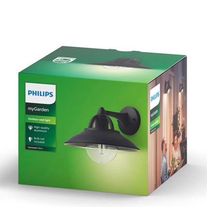 Philips 17381/30/PN - Seinavalgusti õue COMORANT 1xE27/42W/230V IP44