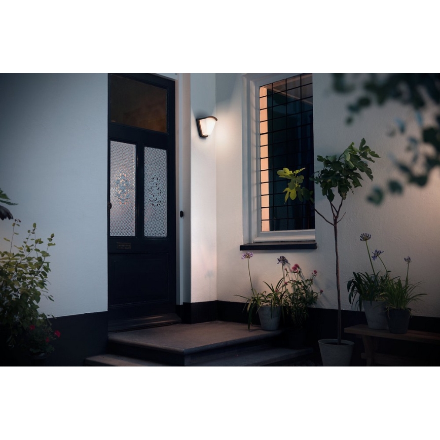 Philips 17383/93/PN - Seinavalgusti õue  KISKADEE 1xE27/42W/230V IP44