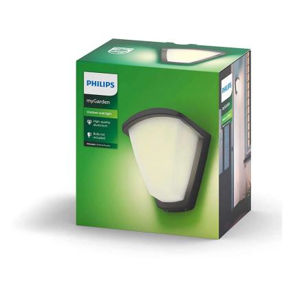 Philips 17383/93/PN - Seinavalgusti õue  KISKADEE 1xE27/42W/230V IP44