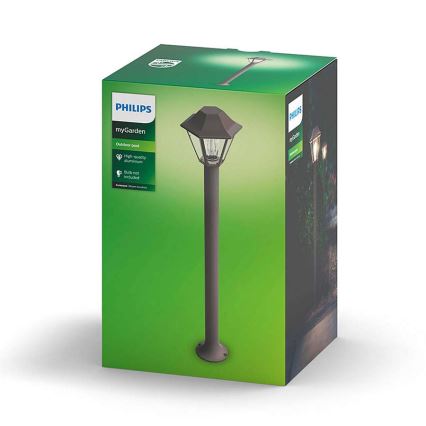 Philips 17388/43/PN - Õuelamp MYGARDEN CURASSOW 1xE27/42W/230V