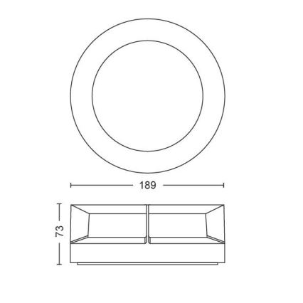 Philips - LED Välivalgusti LED/12W/230V IP44
