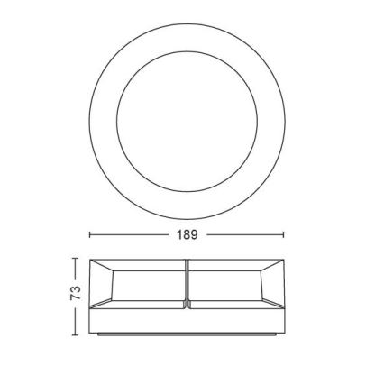 Philips - LED Välivalgusti LED/12W/230V IP44